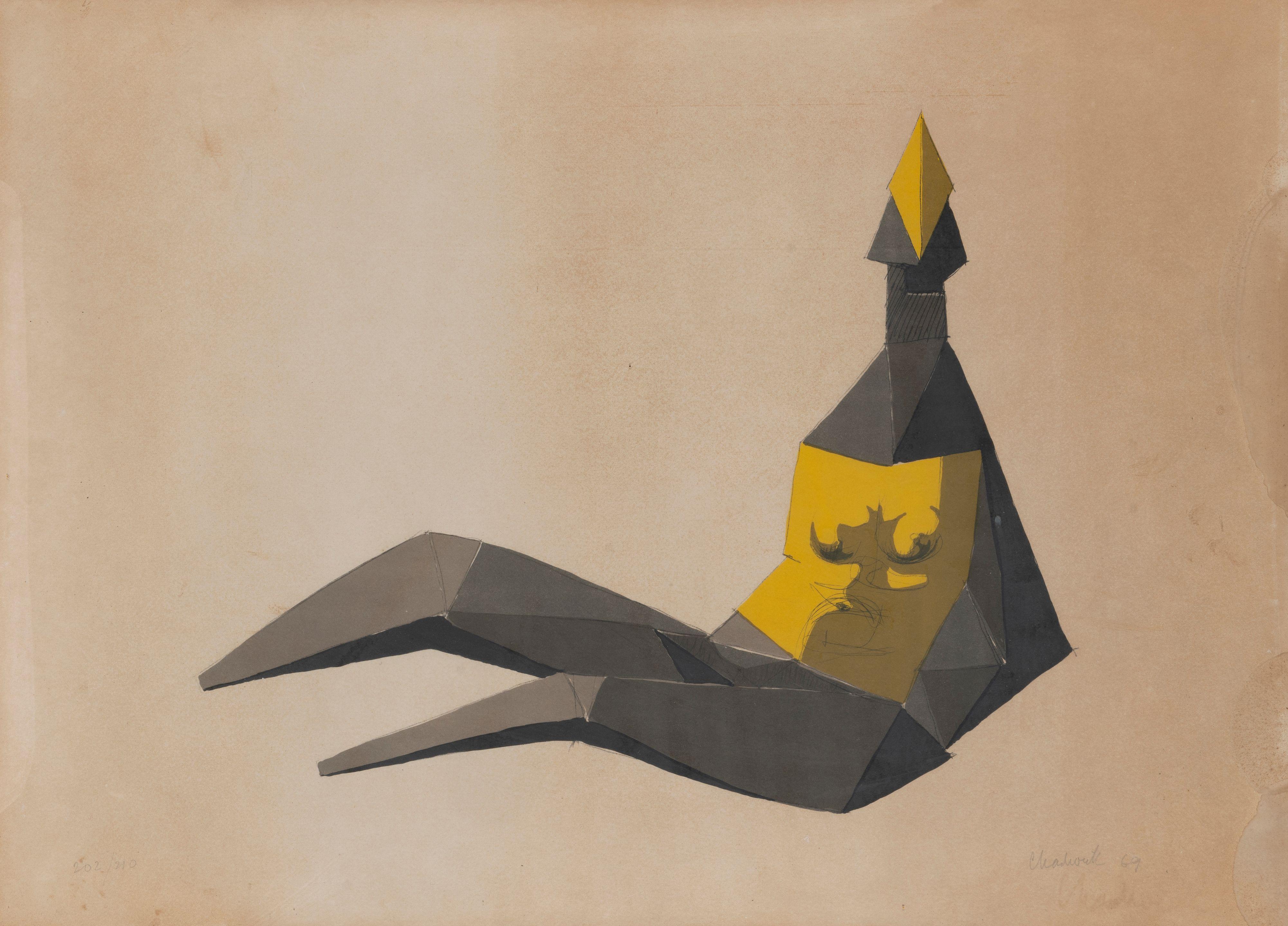 Lynn Chadwick R.A. - Seated Figure; Figure II; Figure III, 1966-1969 (and smaller)(3)