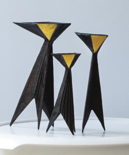 Lynn Chadwick, R.A. - Set Of Three Candlesticks