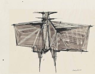 Lynn Chadwick, R.A. - Winged figure