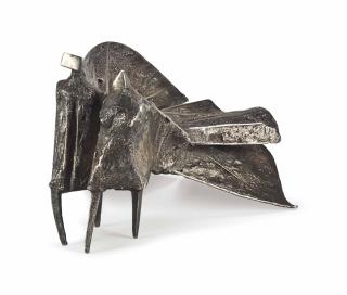 Lynn Chadwick - 777A Maquette Iv Walking Cloaked Figures 1978