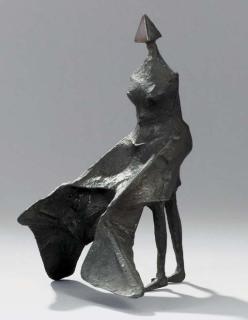 Lynn Chadwick - Maquette IX Walking Woman in Wind