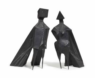 Lynn Chadwick - Maquette Vii: Two Winged Figures