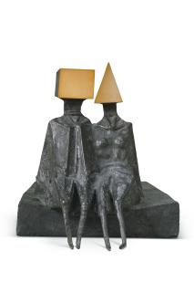 Lynn Chadwick - Sitting Couple on Base II
