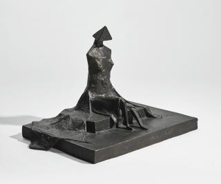 Lynn Chadwick - Sitting Woman In Robes Ii