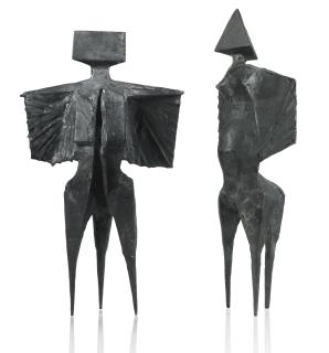 Lynn Chadwick - Two Winged Figures Ii