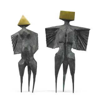 Lynn Chadwick - Two Winged Figures Ii