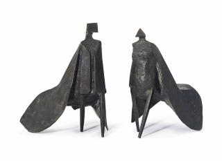 Lynn Chadwick - Walking Cloaked Figures Ix