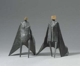 Lynn Chadwick - Walking Cloaked Figures Ix