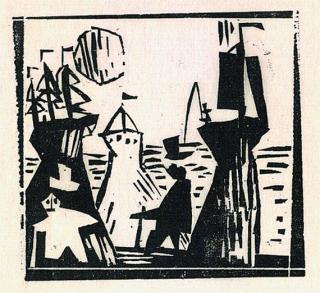 Lyonel Feininger - Abend am Meere