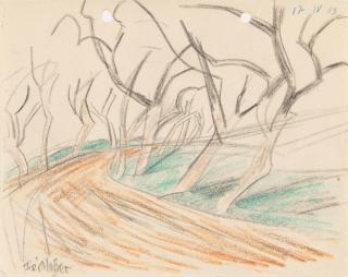 Lyonel Feininger - Alley near Weimar