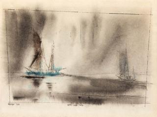Lyonel Feininger - Baltic Cargo Sloops