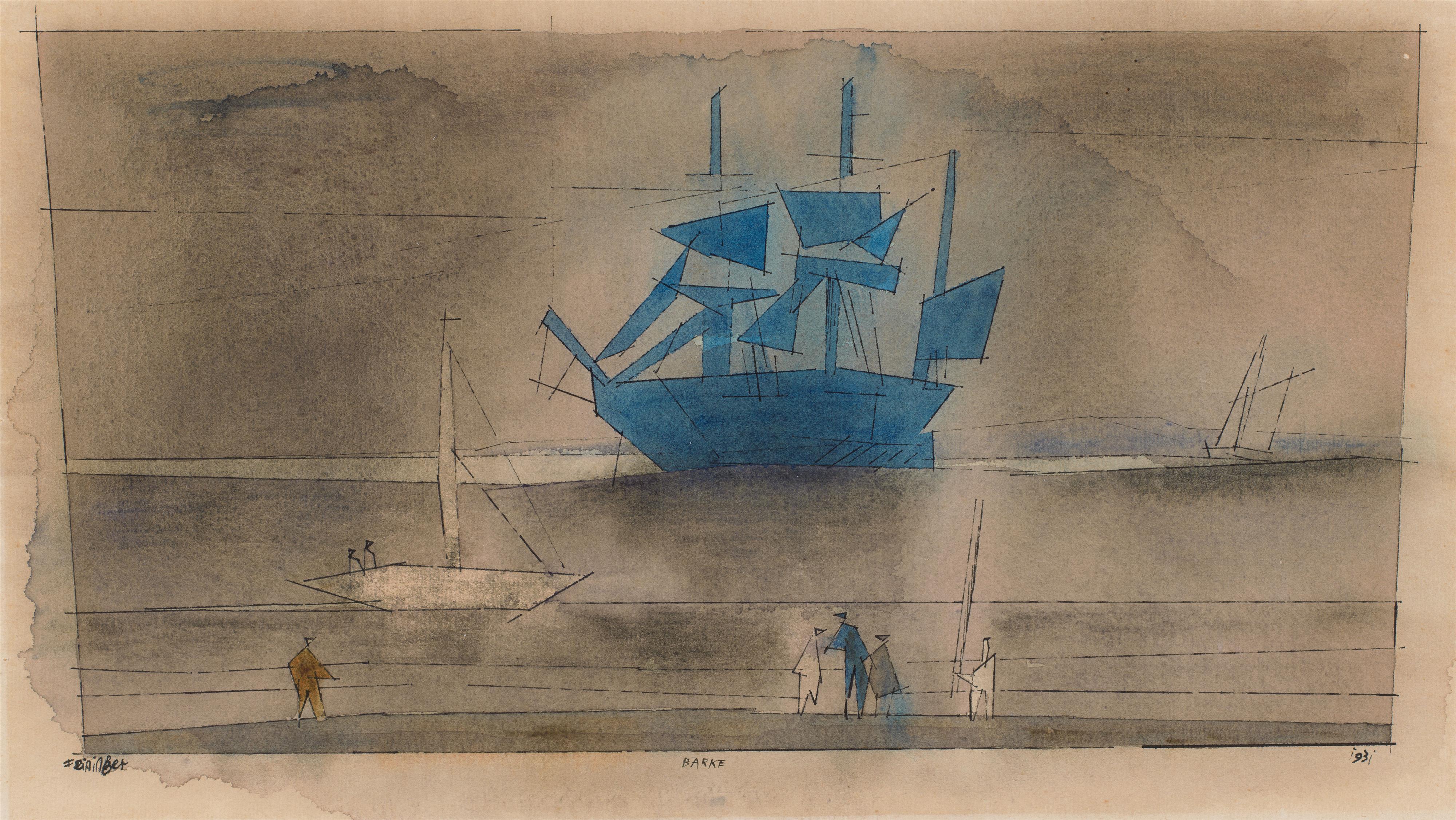 Lyonel Feininger - Barke