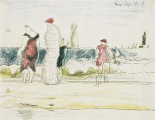 Lyonel Feininger - Bathers, Baltic