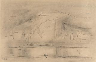 Lyonel Feininger - Cloud over Sea
