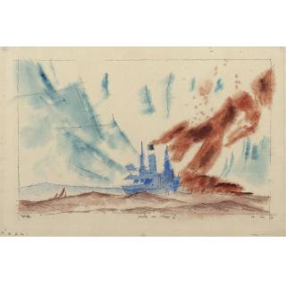 Lyonel Feininger - Dampfer Nach Misdroy Iii (Steamship To Misdroy Iii)