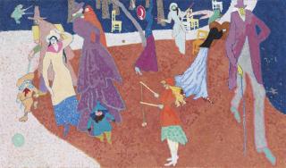 Lyonel Feininger - Diabolospielerinnen I