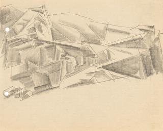 Lyonel Feininger - Felsen im Harz