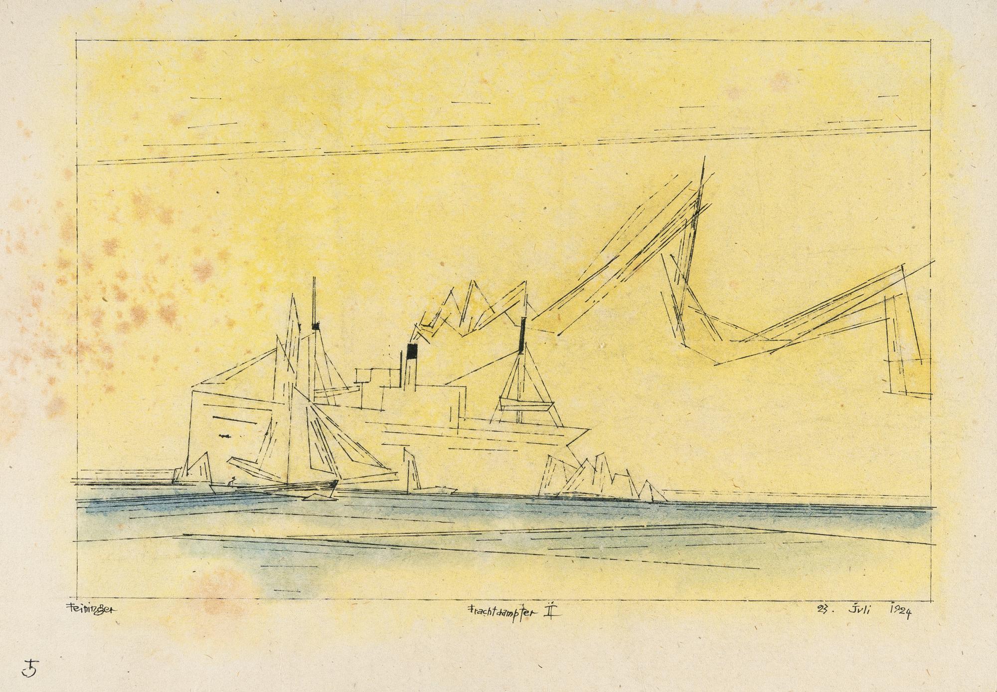 Lyonel Feininger - „Frachtdampfer II“