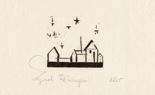 Lyonel Feininger - Gebäude mit fünf Sternen