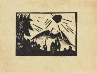Lyonel Feininger - Gebirgsdorf (Dorf im Gebirge)