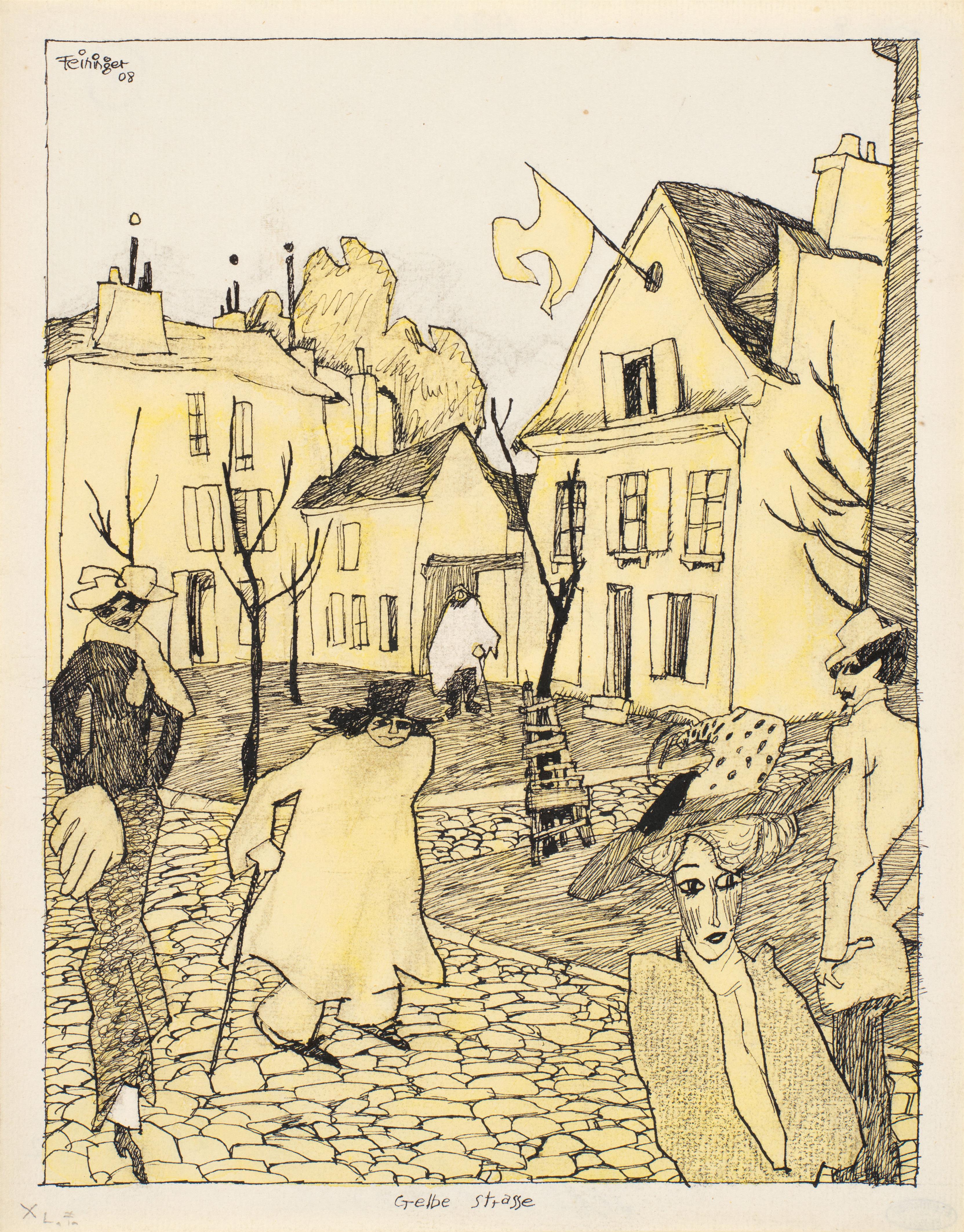 Lyonel Feininger - Gelbe Strasse