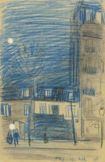 Lyonel Feininger - Häuserzeile