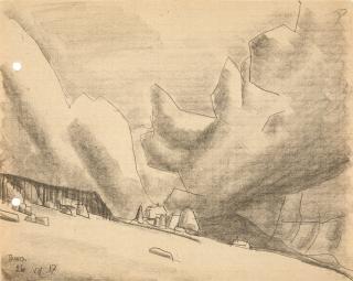 Lyonel Feininger - Harzlandschaft.