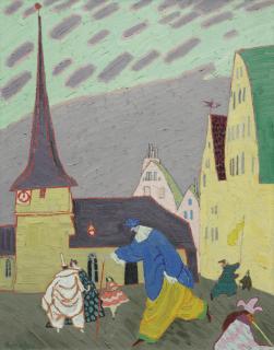Lyonel Feininger - Karneval In Gelmeroda Ii