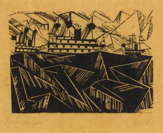 Lyonel Feininger - Kriegsflotte 1 (Warfleet 1) (Prasse W 150)