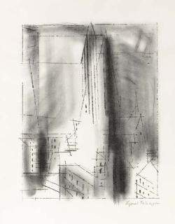 Lyonel Feininger - Manhattan 1, stone 2 (P. L16)
