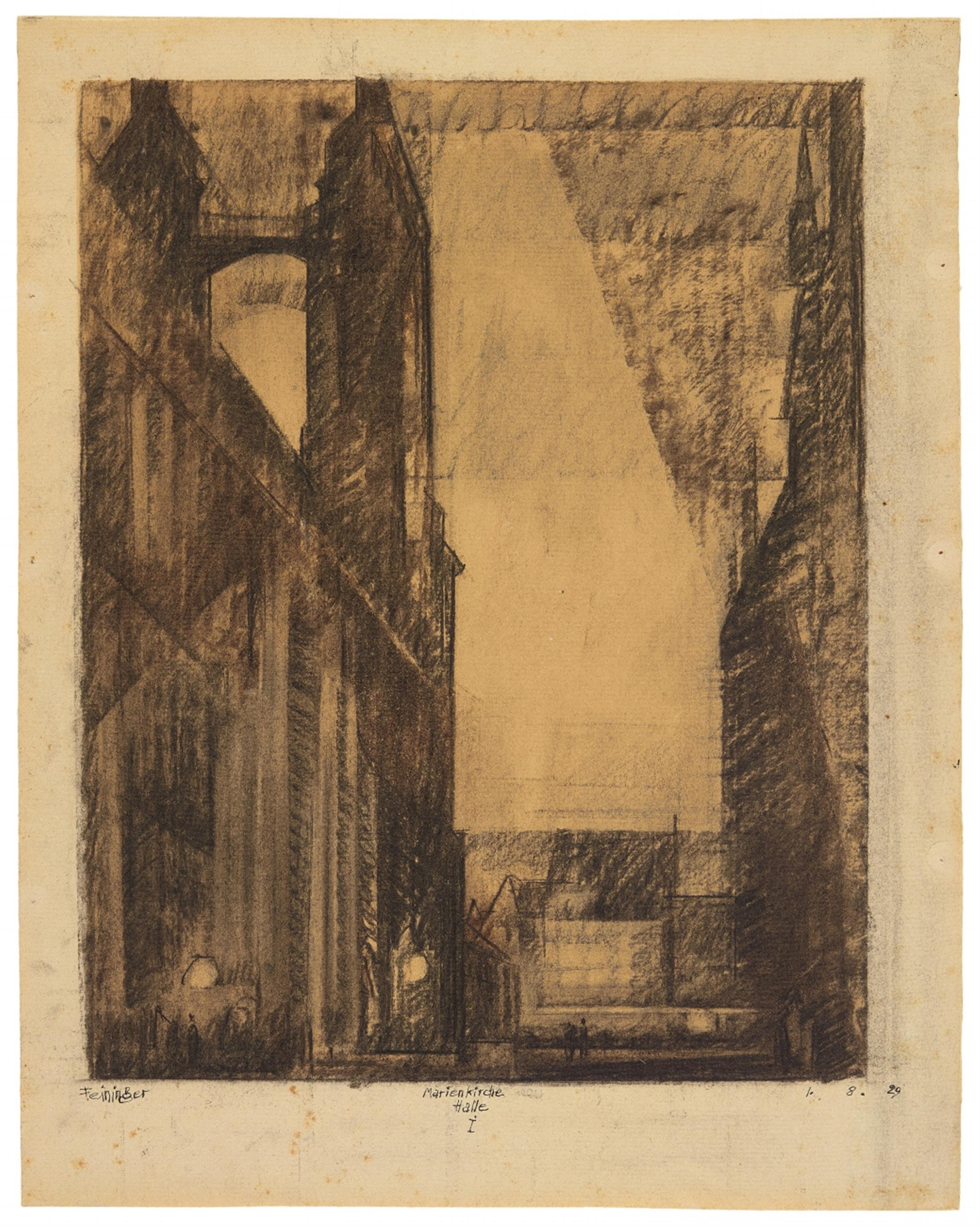 Lyonel Feininger - Marienkirche Halle I