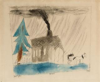 Lyonel Feininger - „Regen“.