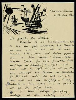 Lyonel Feininger - Schiffe und Sonne