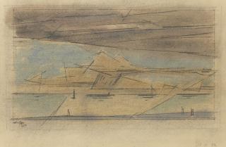 Lyonel Feininger - Seelandschaft Mit Wolke (Seascape With Cloud)