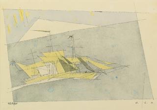 Lyonel Feininger - Ship At Sea