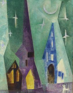 Lyonel Feininger - Silbersternbild