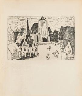 Lyonel Feininger - Sonnenaufgang.