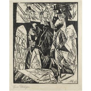 Lyonel Feininger - Spaziergänger (Prasse W. 113)