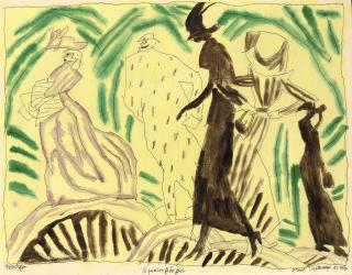 Lyonel Feininger - Spaziergänger