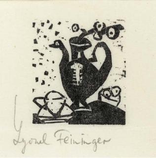 Lyonel Feininger - Still Life with Pitcher (Prasse W. 282)