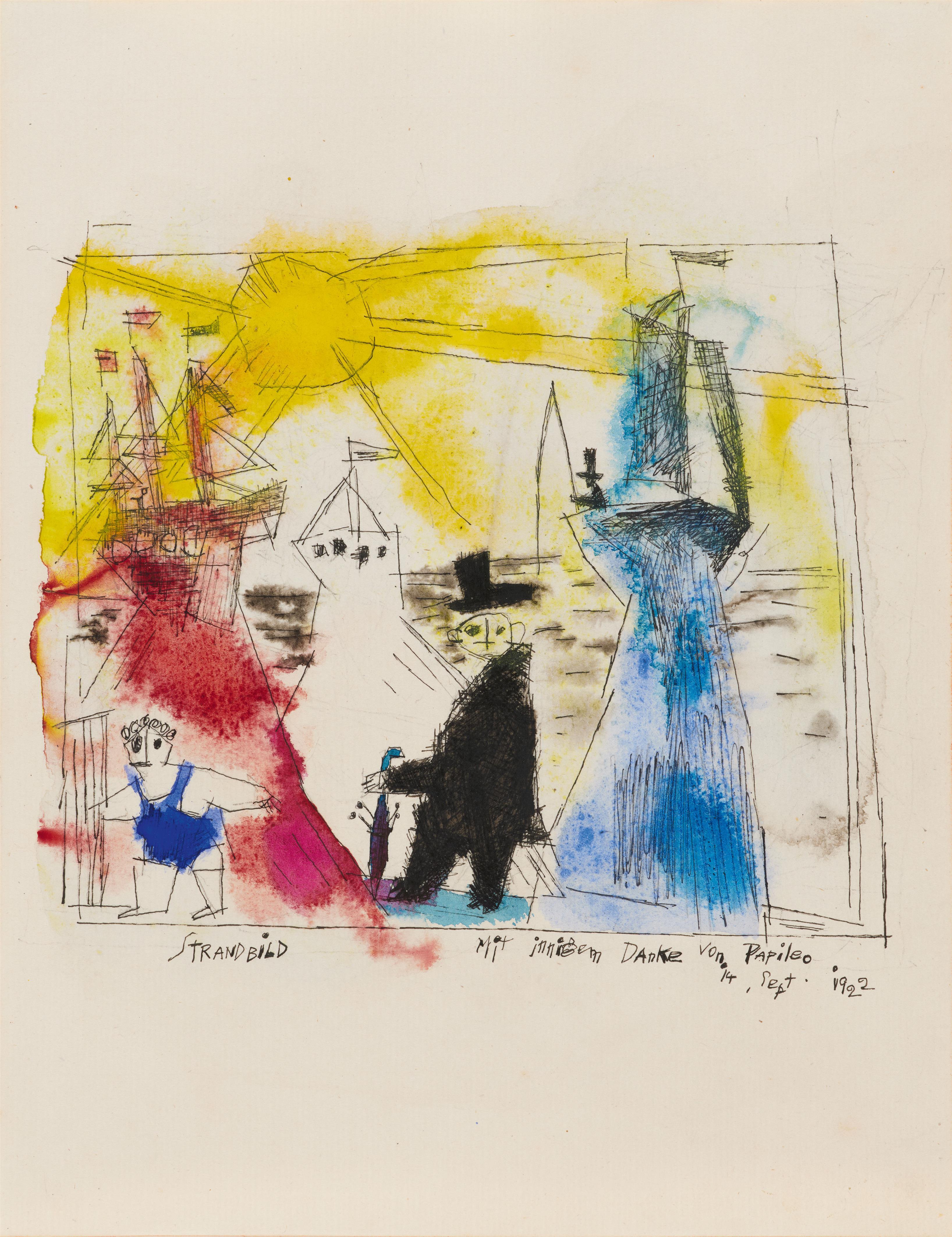 Lyonel Feininger - Strandbild