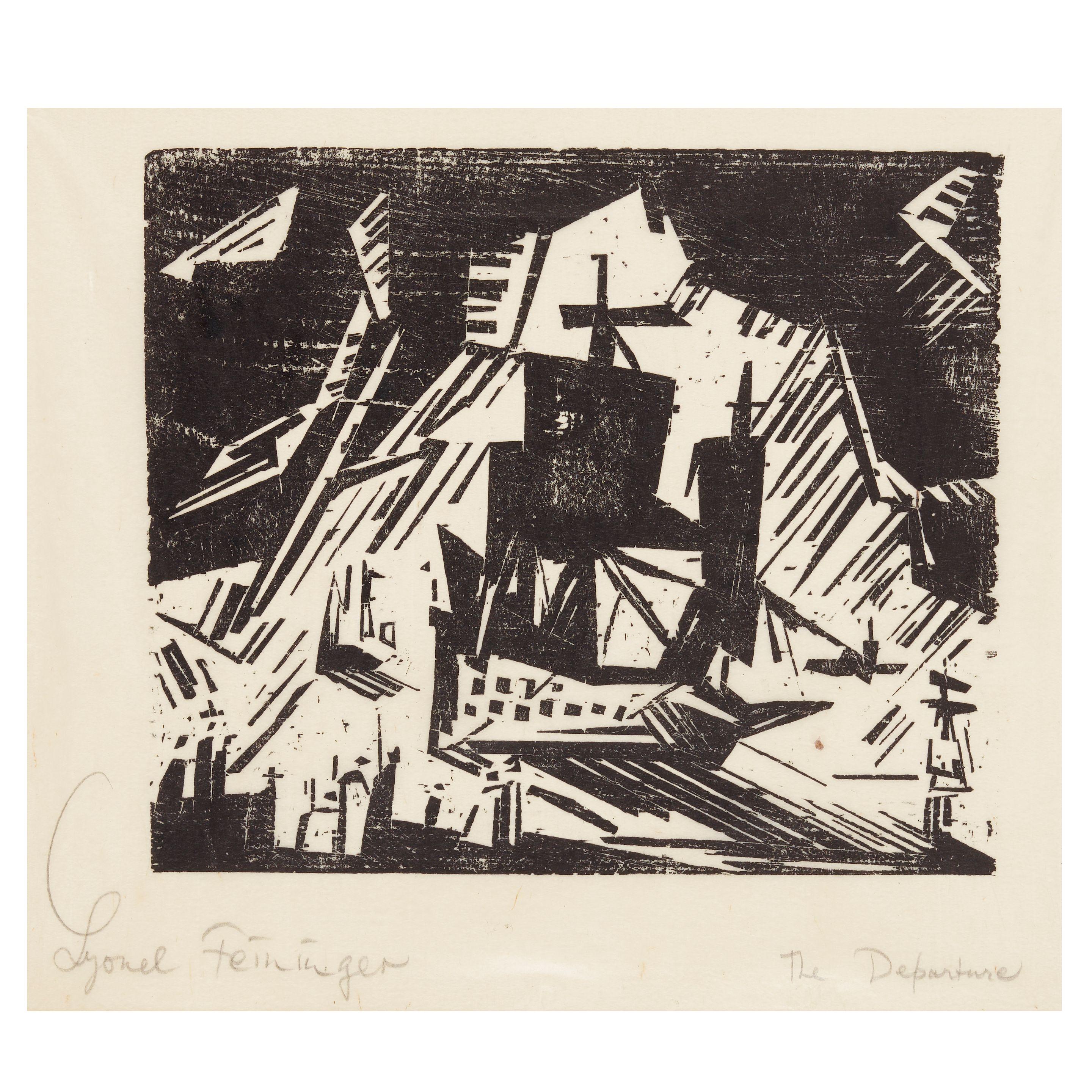 Lyonel Feininger - The Departure
