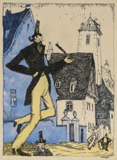 Lyonel Feininger - The Tall Man