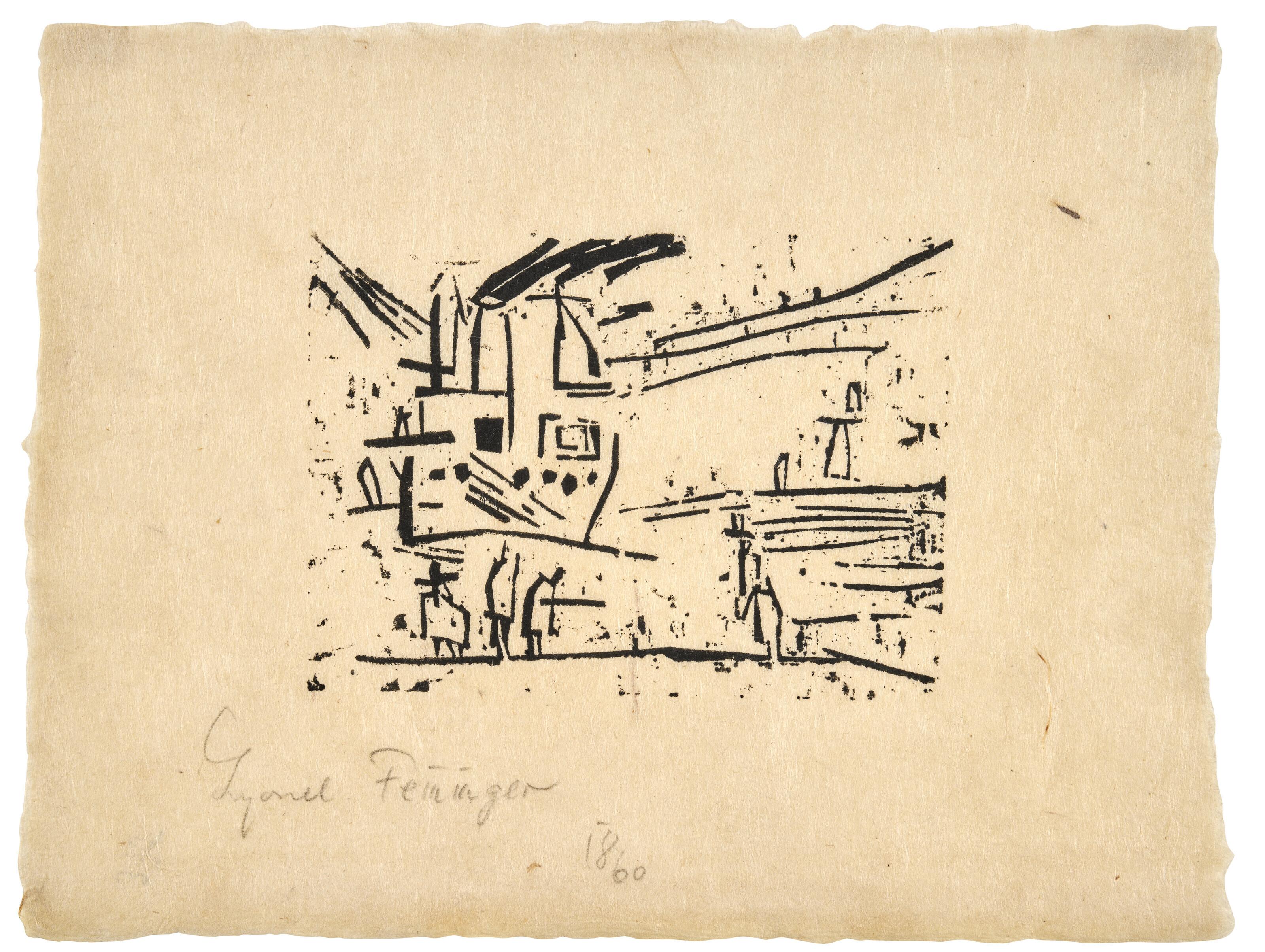 Lyonel Feininger - Three prints by the artist