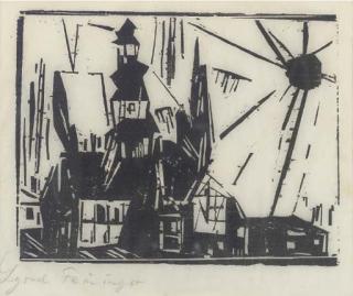 Lyonel Feininger - Troistedt (Prasse W192)