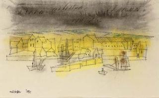 Lyonel Feininger - Untitled (Hafen)