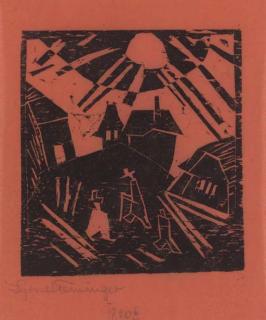 Lyonel Feininger - Verfallenes Dorf (Prasse 31)