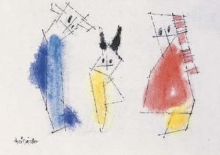 Lyonel Feininger - Vier Abbildungen