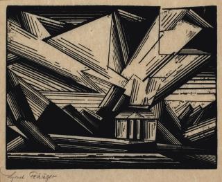 Lyonel Feininger - Villa Am Strande, 4, From Bauhaus Drucke: Neue Europaïsche Graphik I: Erste Mappe: Meister Des Staatlichen Bauhauses In Weimar (Prasse W 226)