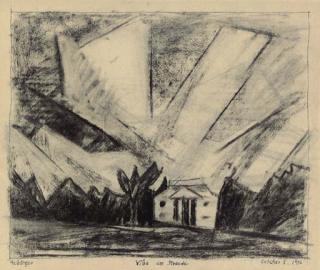 Lyonel Feininger - Villa am Strande